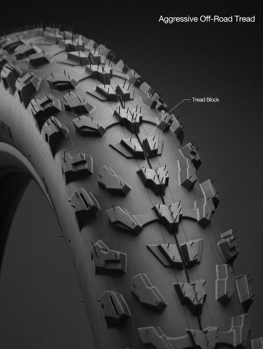 20×4 Fat Bike Tyre – Wide Off-Road E-Bike – 20 Inch E-Bike Replacement UK